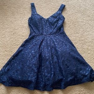 Formal navy dress. Size 1.